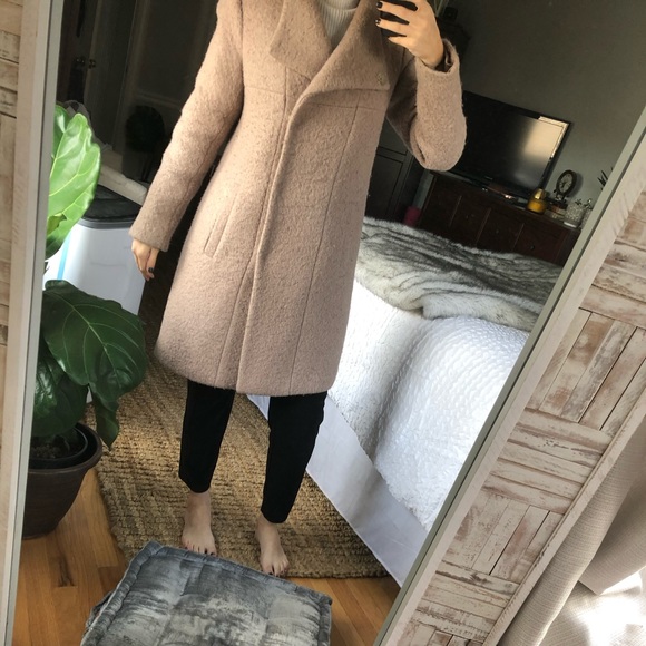 Blush Nude Kenneth Cole Wool Jacket - Picture 2 of 6